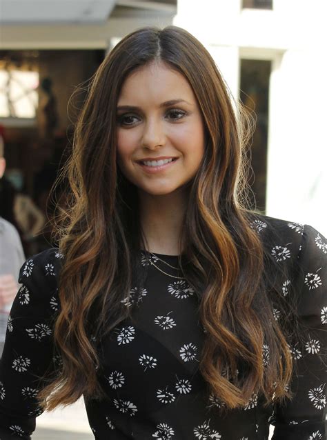 nina dobrev hair color